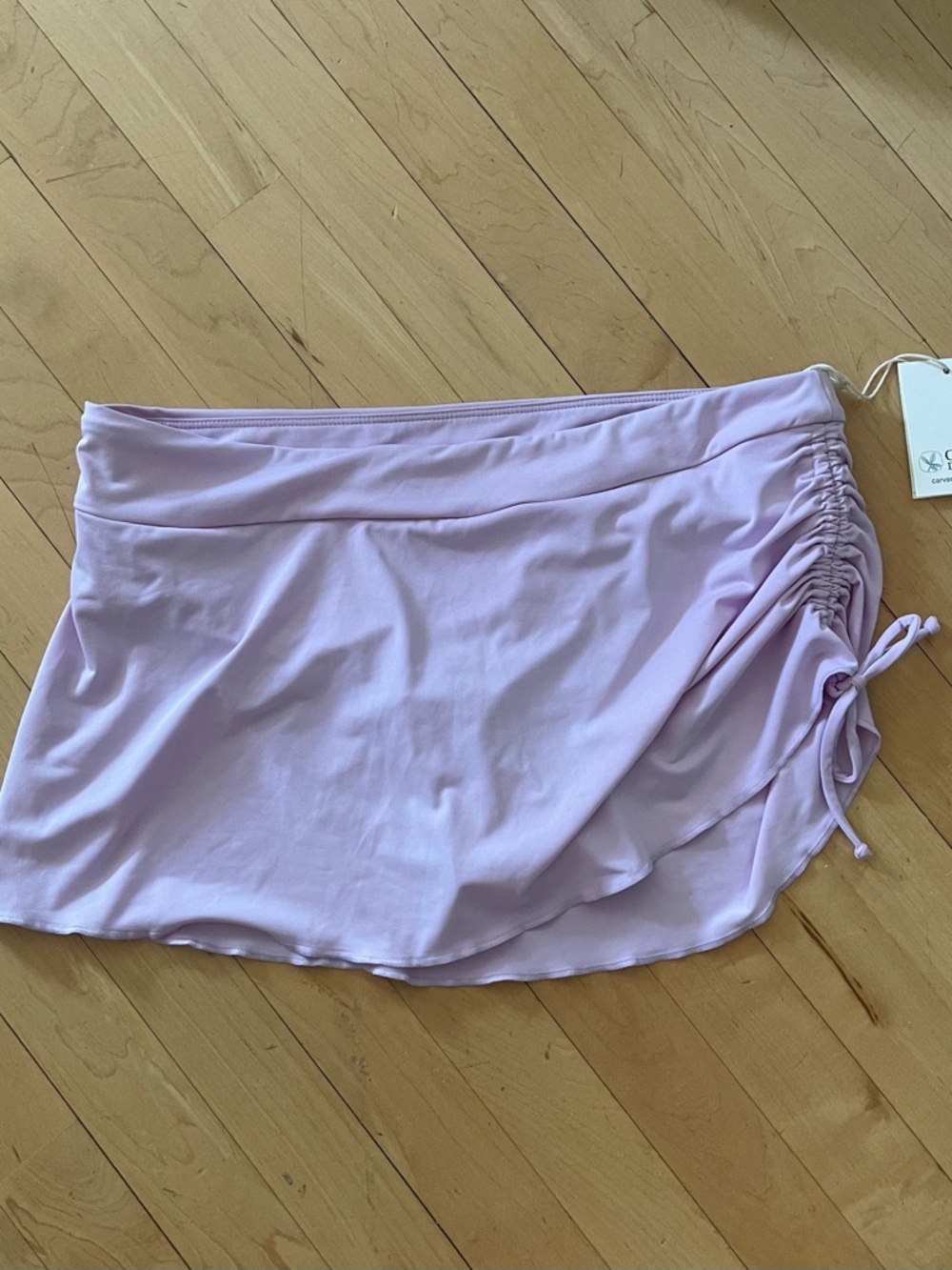 Carve Designs Lilac Hoku Swim Skirt with Side Tie Detail